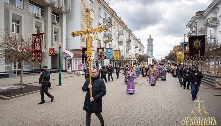 Хресний хід на честь Торжества Православ'я в Сумській єпархії УПЦ. Фото: portal-pravoslavie.sumy.ua