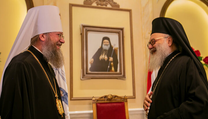 Metropolitan Anthony and Patriarch John X. Photo: Photo: facebook.com/MitropolitAntoniy