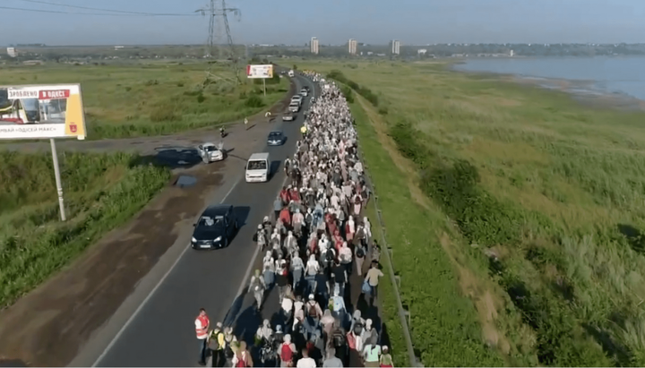 Крестный ход УПЦ в Одесской области