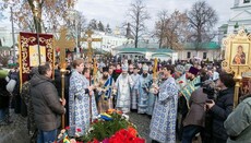 В годовщину вывода войск из Афганистана Предстоятель УПЦ молился о мире и украинских воинах