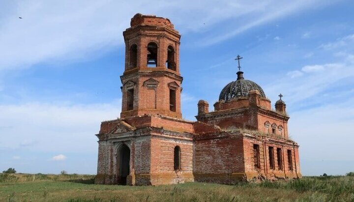 Покинутий храм, Татарстан (РФ). Фото: тг-канал Архитектурасы