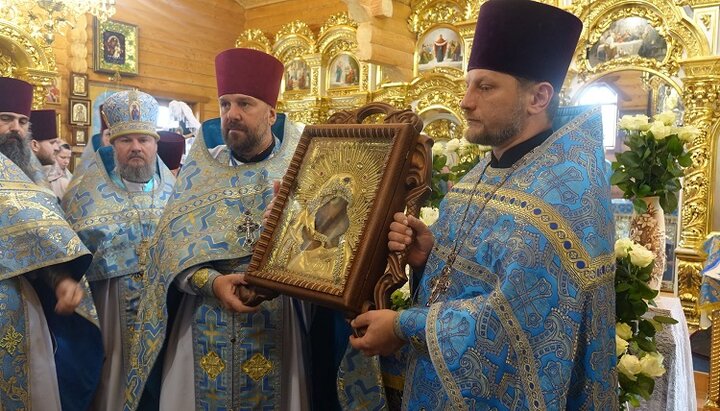 Горбаневскя икона Божией Матери. Фото: страница Полтавской епархии УПЦ в Facebook.