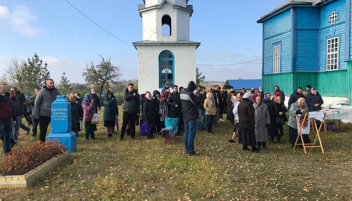 Biserica Acoperământul Maicii Domnului din Novojivotov.Imagine: https://t.me/dozor_kozak1