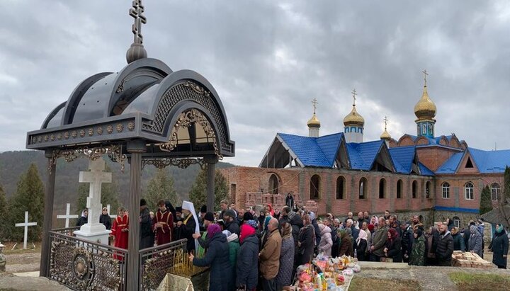 Освящение часовни в Галайковском монастыре. Фото: СПЖ