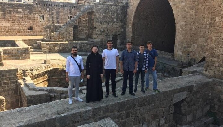 An educational trip of UOC students to Lebanon. Photo: vzcz.church.ua