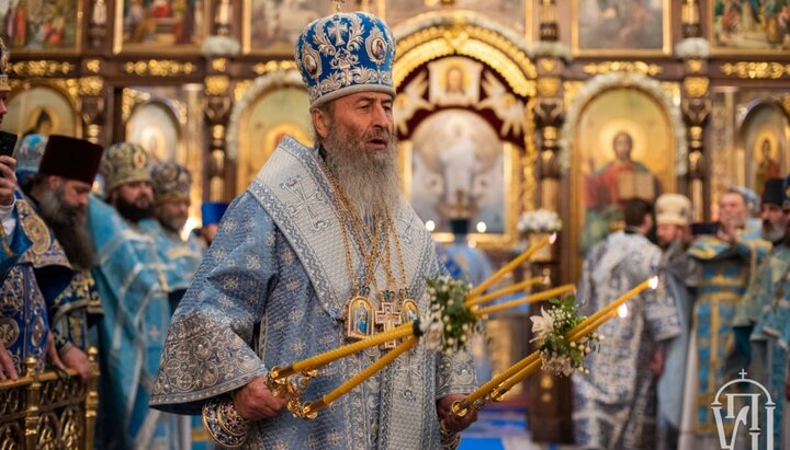 Предстоятель УПЦ очолив літургію в Кременецькому монастирі