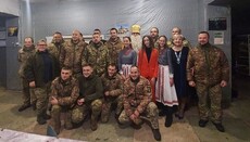 Капелланы УПЦ помогли военнослужащим и детям района проведения ООС