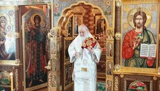 Mitr.Onufrie l-a felicitat pe Patriarhul Chiril cu aniversarea intronizării