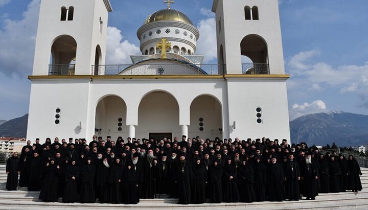 Собрание духовенства Черногорско-Приморской митрополии СПЦ в Баре (Черногория). Фото: facebook-страница Православна Митрополија Црногорско-Приморска