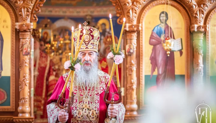 Блаженнейший Митрополит Онуфрий в монастыре Феофании. Фото: news.church.ua