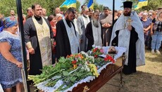 В Одесской епархии отпели сына настоятеля храма, погибшего на войне