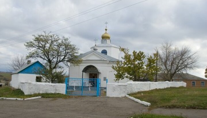 Храм Преображения Господня в с. Кодема до разрушения. Фото: gorlovka-eparhia.com.ua