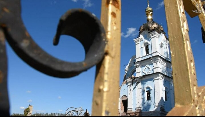 ЗСУ зняли відео руйнувань скиту Святогірської лаври у Богородичному