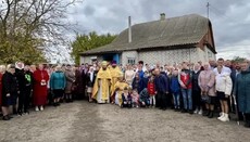 У Скулині парафіяни захопленого ПЦУ храму відзначили престольну урочистість