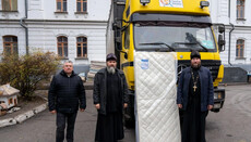 До Святогірської лаври доправили чергову гумдопомогу від Київської єпархії