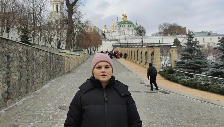 Прихожанка Києво-Печерської лаври Дар'я. Фото: «Жіноча сила України»