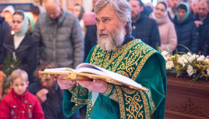 Протодиакон УПЦ, экс-депутат Верховной Рады Вадим Новинский. Фото: news.church.ua