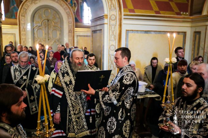 Предстоятель УПЦ совершил последнюю в этом году Пассию (ФОТО)