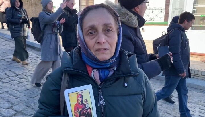 Lavra parishioner Natalia. Photo: UOJ