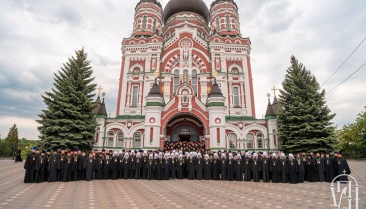 Иерархи УПЦ в Феофании. Фото: УПЦ