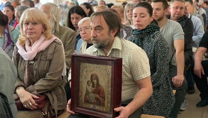 A meeting of the territorial community of Vorzel. Photo: the Bucha City Council