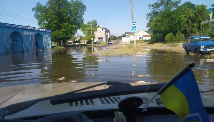 Затоплення внаслідок підриву Каховської ГЕС. Фото: Страна.ua