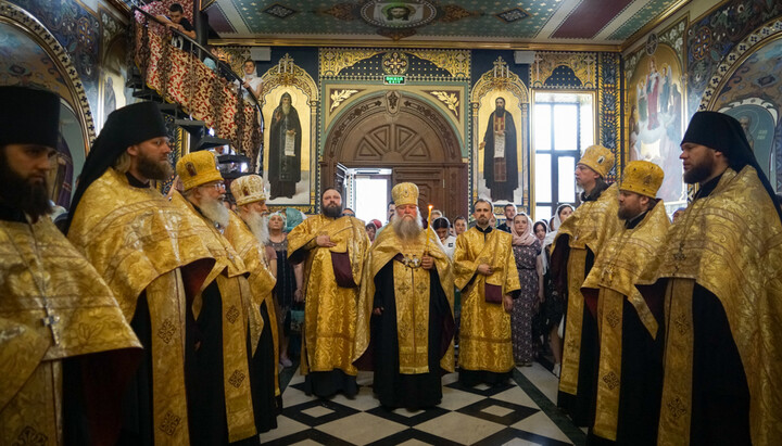 Богослужіння у Києво-Печерській лаврі. Фото: lavra.ua