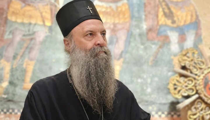 Patriarch Porfirije. Photo: Patriarch's Facebook page