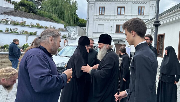 Metropolitan Pavel at the Kyiv-Pechersk Lavra. Photo: UOJ