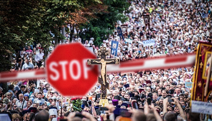 Spre deosebire de pelerinajele hasidice, procesiunile ortodoxe nu sunt permise în Ucraina. Imagine: UJO