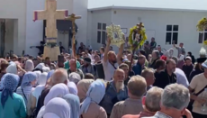 Procesiunea Calea Crucii de la Kamianeț-Podilski a ajuns la Lavra Poceaev