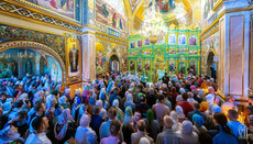 UOC Primate officiates at celebration of Synaxis of Saints in Far Caves