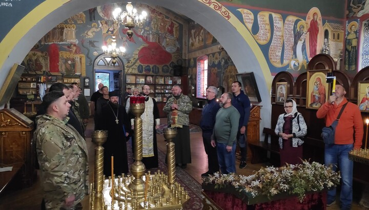 Захваченный ПЦУ и УГКЦ Борисоглебский храм в Вышгороде. Фото: ФБ. Николая Мединского