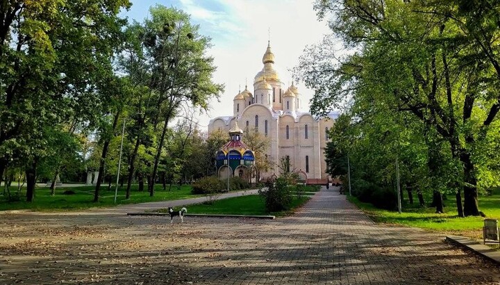 Архангело-Михайловский собор в парке «Соборный» в Черкассах. Фото: страница Игоря Чернова в Facebook