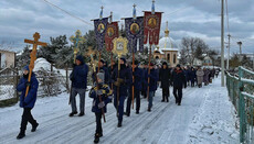 В селе Козлин на Ровенщине прошел крестный ход с иконой «Скоропослушница» 