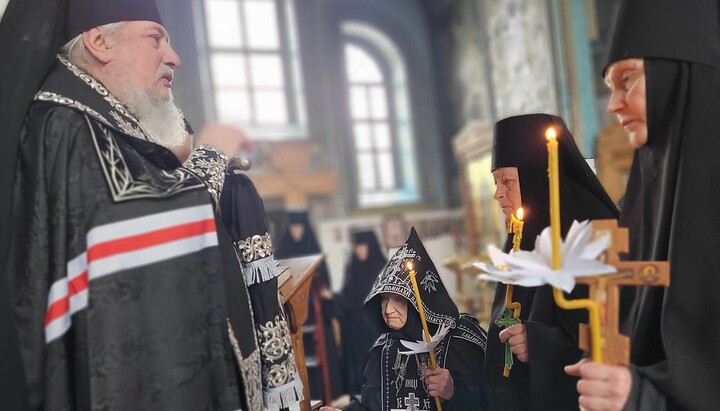 Постриг у Борисоглібському жіночому монастирі села Водяне. Фото: Ізюмська єпархія