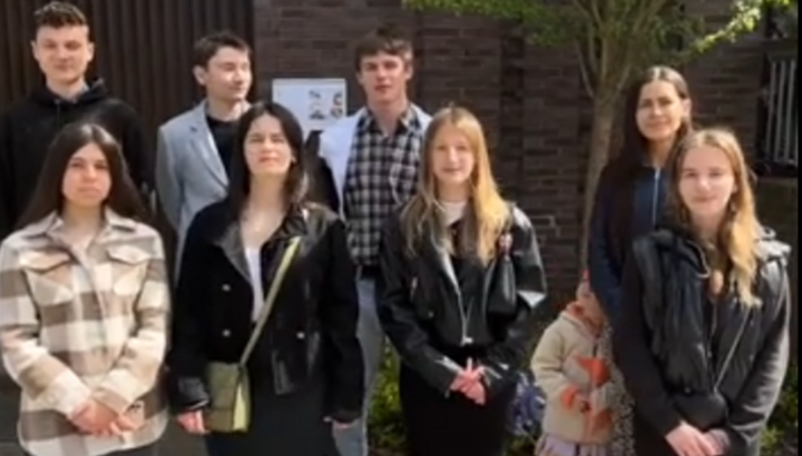 Orthodox youth in Europe. Photo: screenshot of the DECR UOC's video