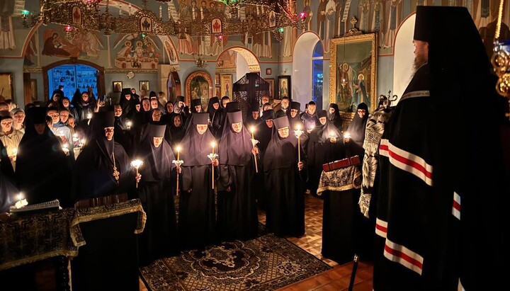 Монашеский постриг в одесском Архангело-Михайловском женском монастыре. Фото: facebook.com/Odesskaja.eparhija