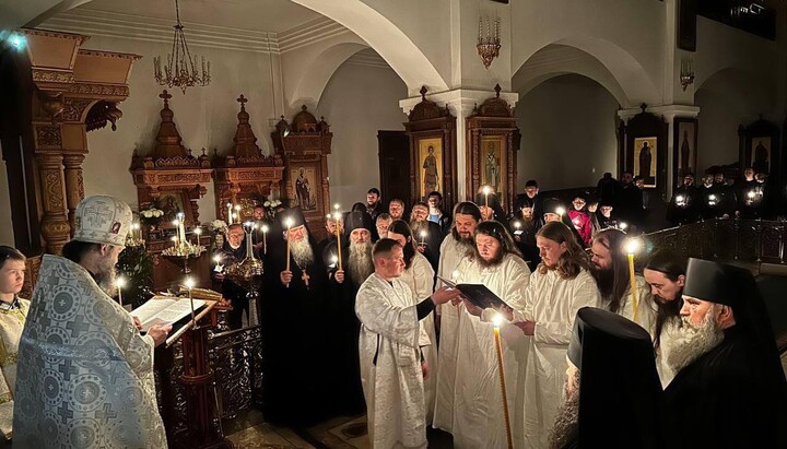 Постриг в Иверском соборе Свято-Духовского скита Почаевской лавры. 27 апреля 2024 г. Фото: news.church.ua