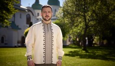 У Бога на плече шеврон с украинским флагом,– Зеленский поздравил с Пасхой