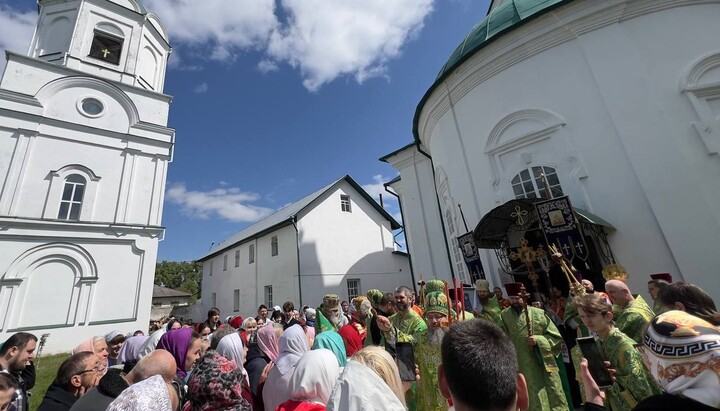 Богослужение в день памяти преподобной Смарагды Нежинской. Фото: Нежинская епархия