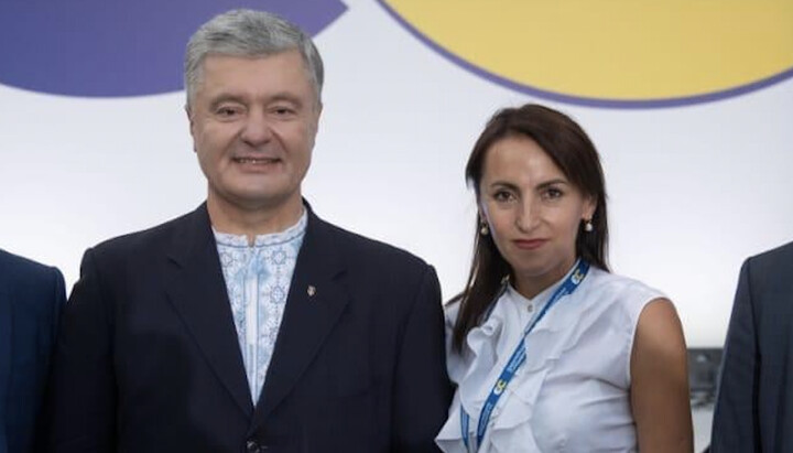 Петро Порошенко та Ніла Островська. Фото: Facebook Ніли Островської