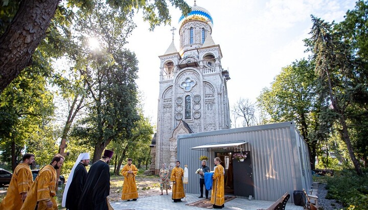 Територія будівництва Свято-Духівського храму в Харкові. Фото: eparchia.kharkov.ua