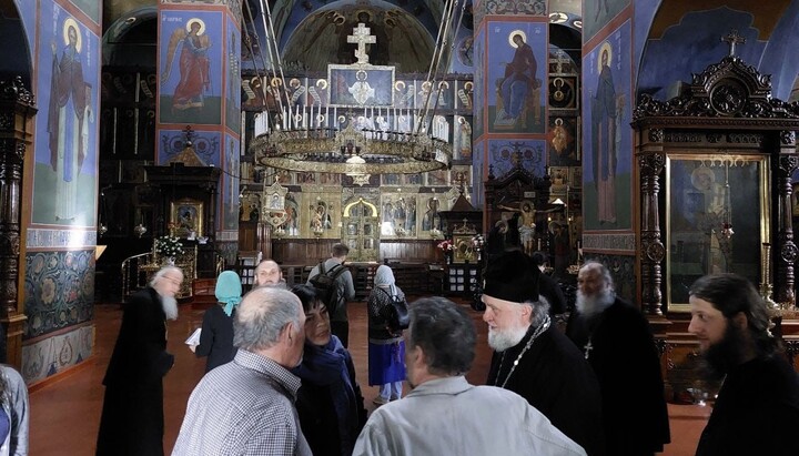 კულტურის სამინისტროს კომისია პოჩაევის ლავრაში 2024 წლის 5 ივნისს. ფოტო: mcip.gov.ua