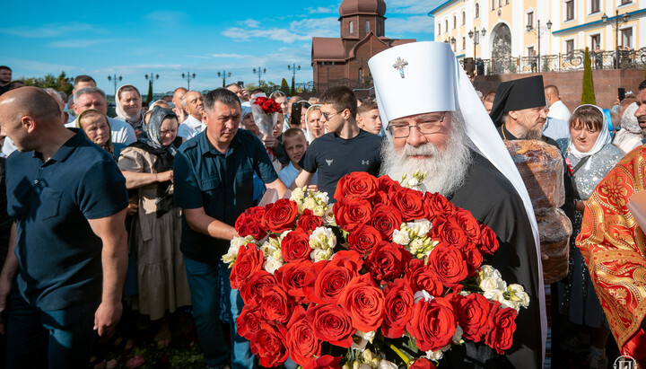 Блаженнейший Митрополит всей Америки и Канады Тихон в Банченском монастыре. Фото: news.church.ua