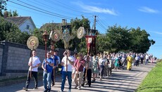 როვენის ეპარქიაში ჩატარდა ჯვრით მსვლელობა უკრაინაში მშვიდობისთვის ლოცვით