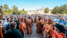 Предстоятель очолив престольне свято Пантелеймонова монастиря Києва