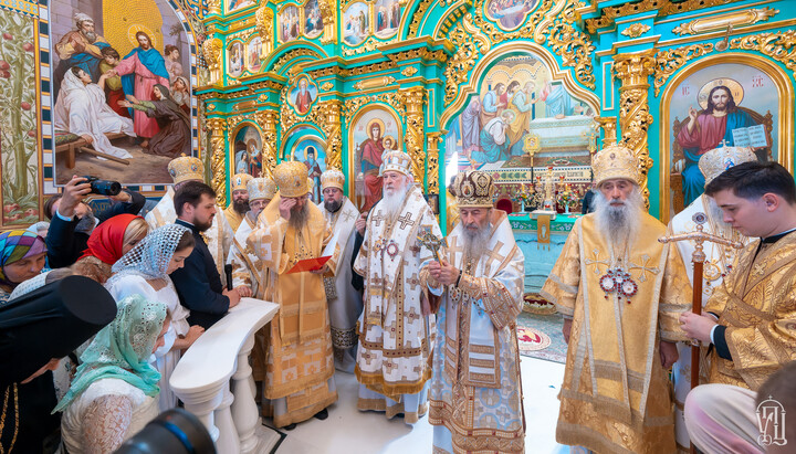 В УПЦ отметили 10-летие интронизации Блаженнейшего Митрополита Онуфрия. Фото news.church.ua