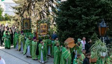 В Святогорской лавре прошли торжества в честь Святогорских святых