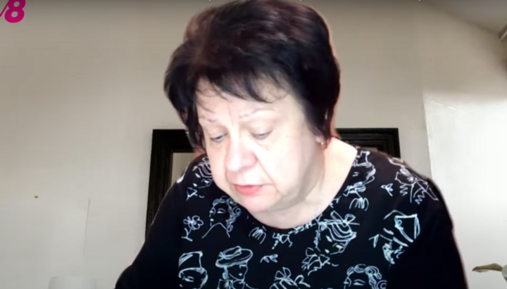 Liudmyla Fylypovych. Photo: Screenshot from TV8 video